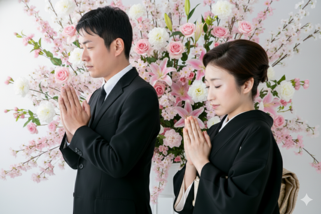 堺市で葬儀を迎えるご家族が、不安を解消しながら納得のいくお見送りを考えているイメージ